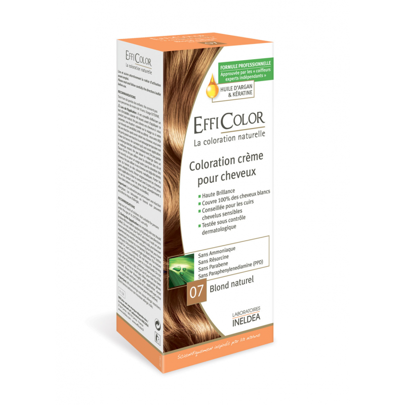 Coloration Crème EffiColor® 07-Blond naturel